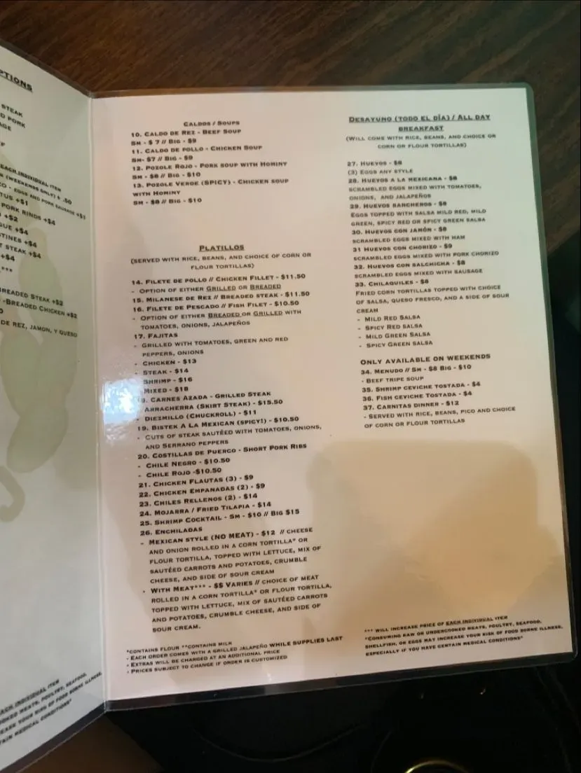 Menu 4