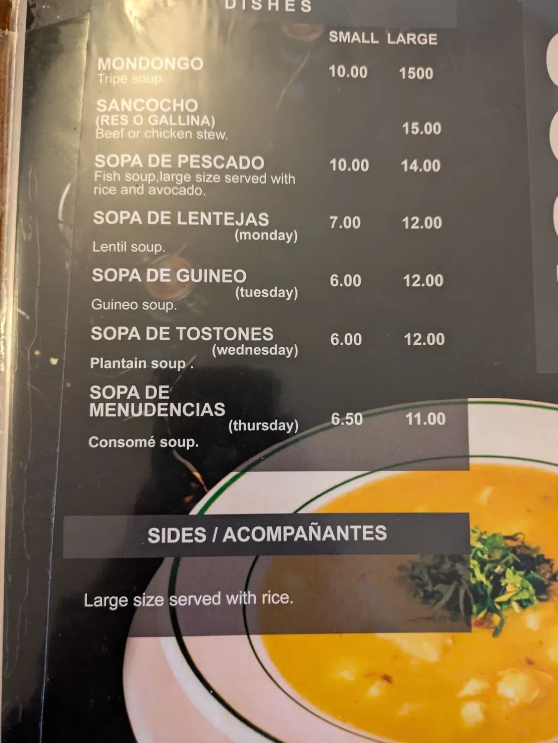 Menu 6