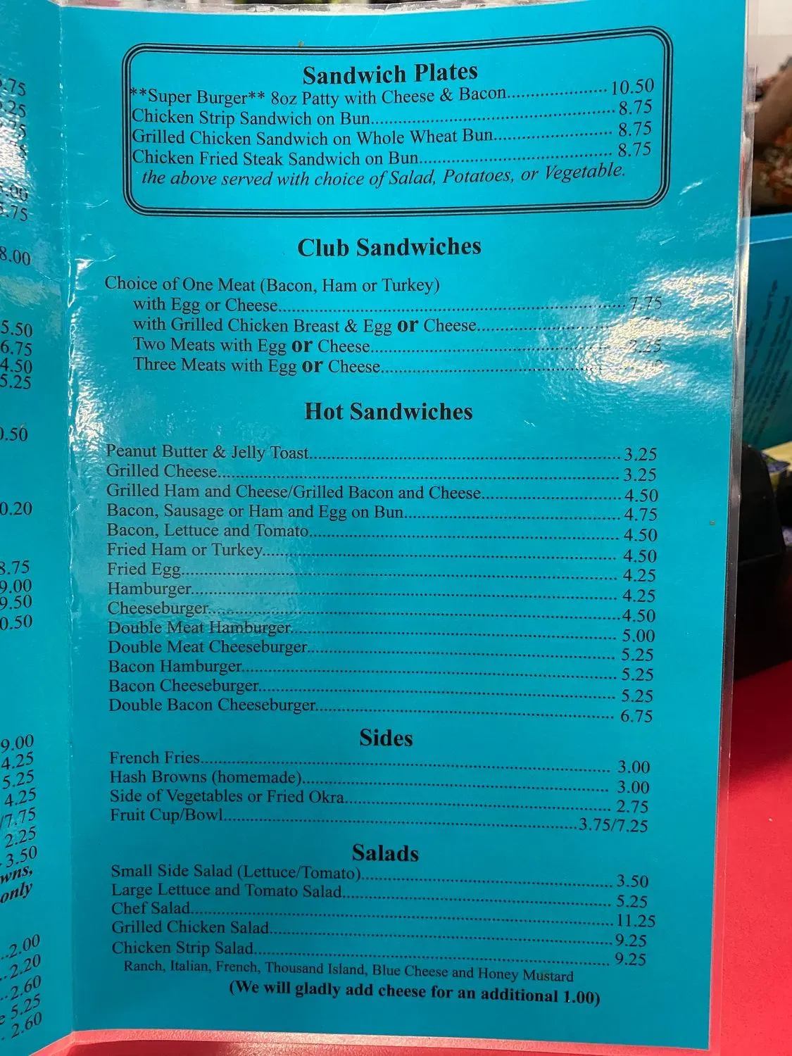 Menu 4