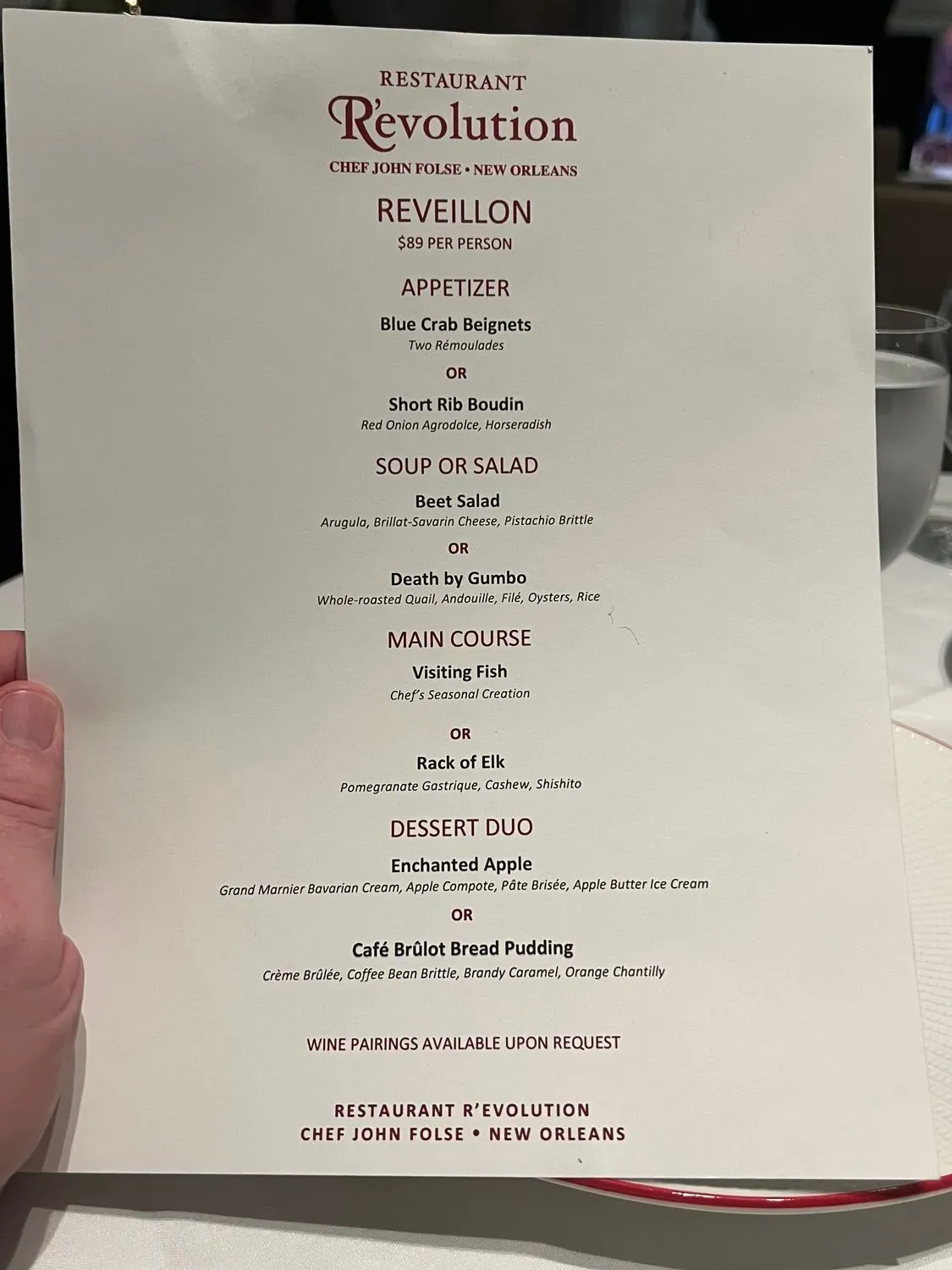 Menu 2