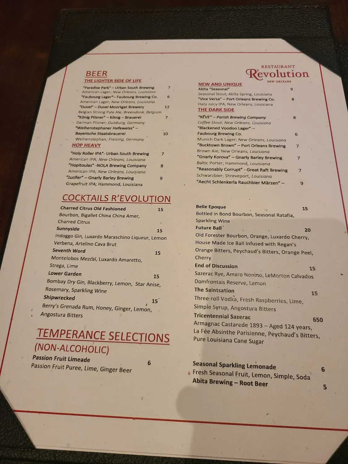 Menu 4