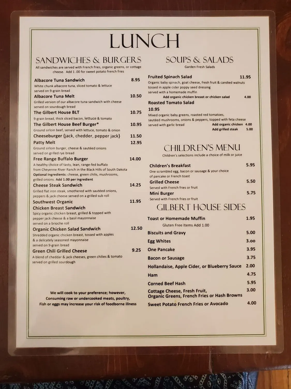 Menu 4