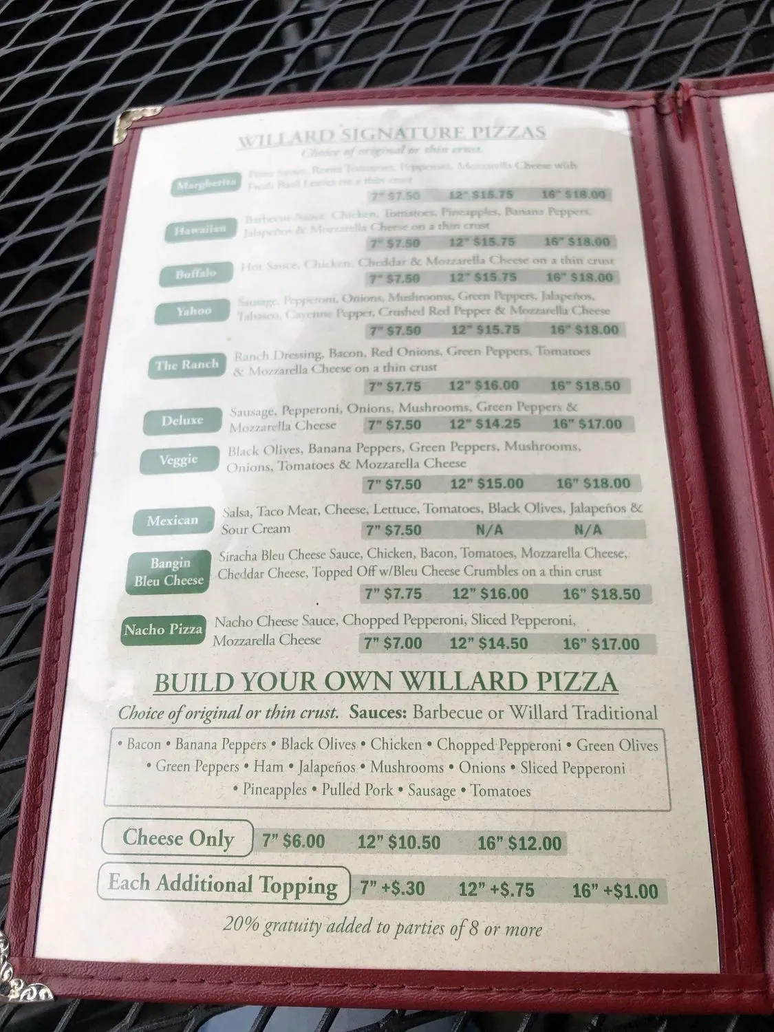 Menu 2