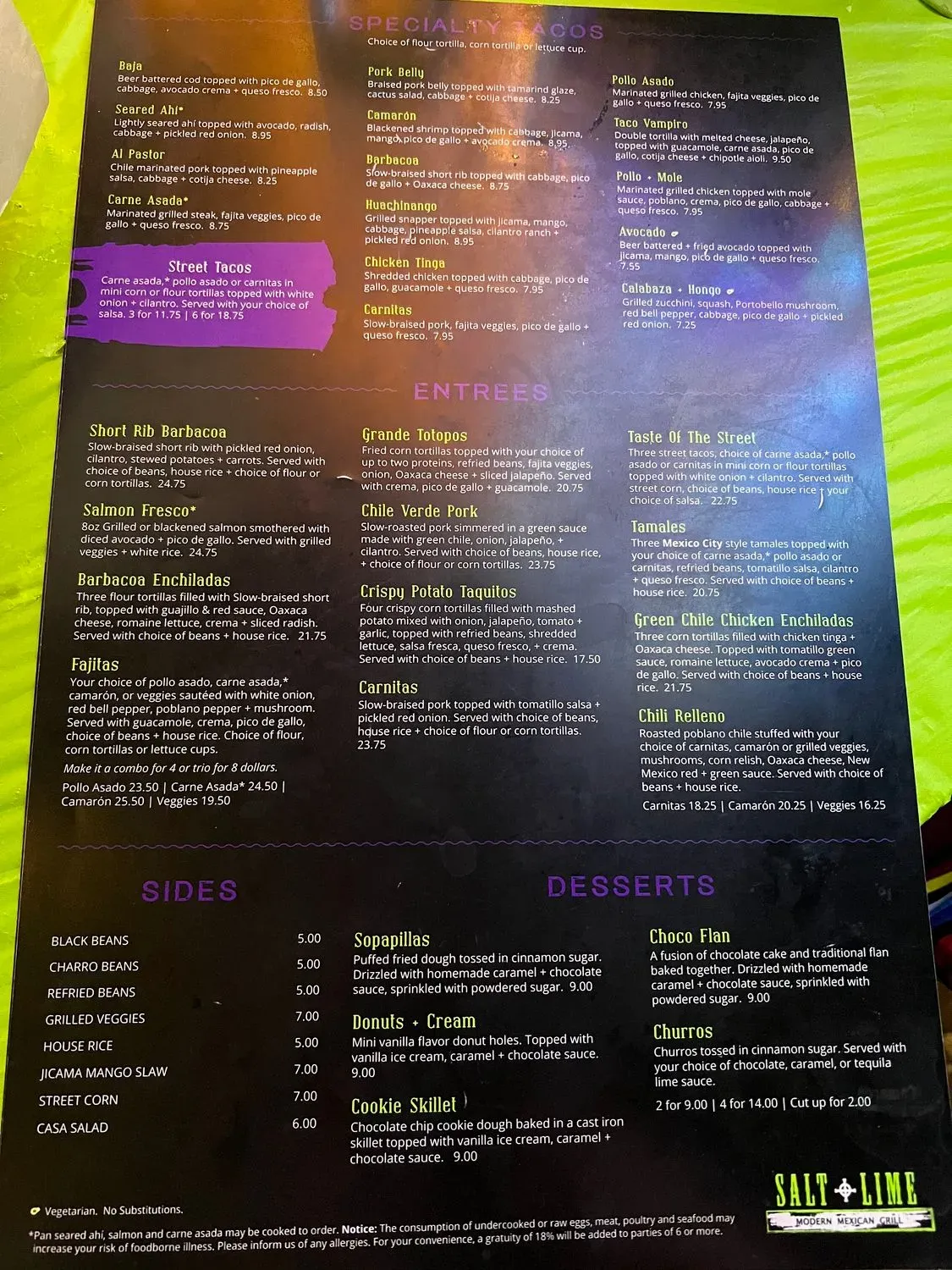 Menu 2