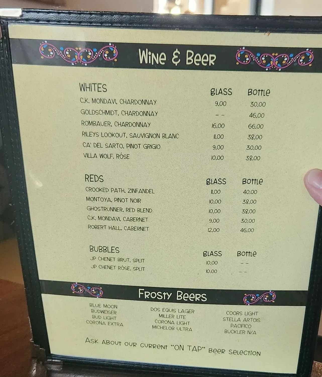 Menu 2