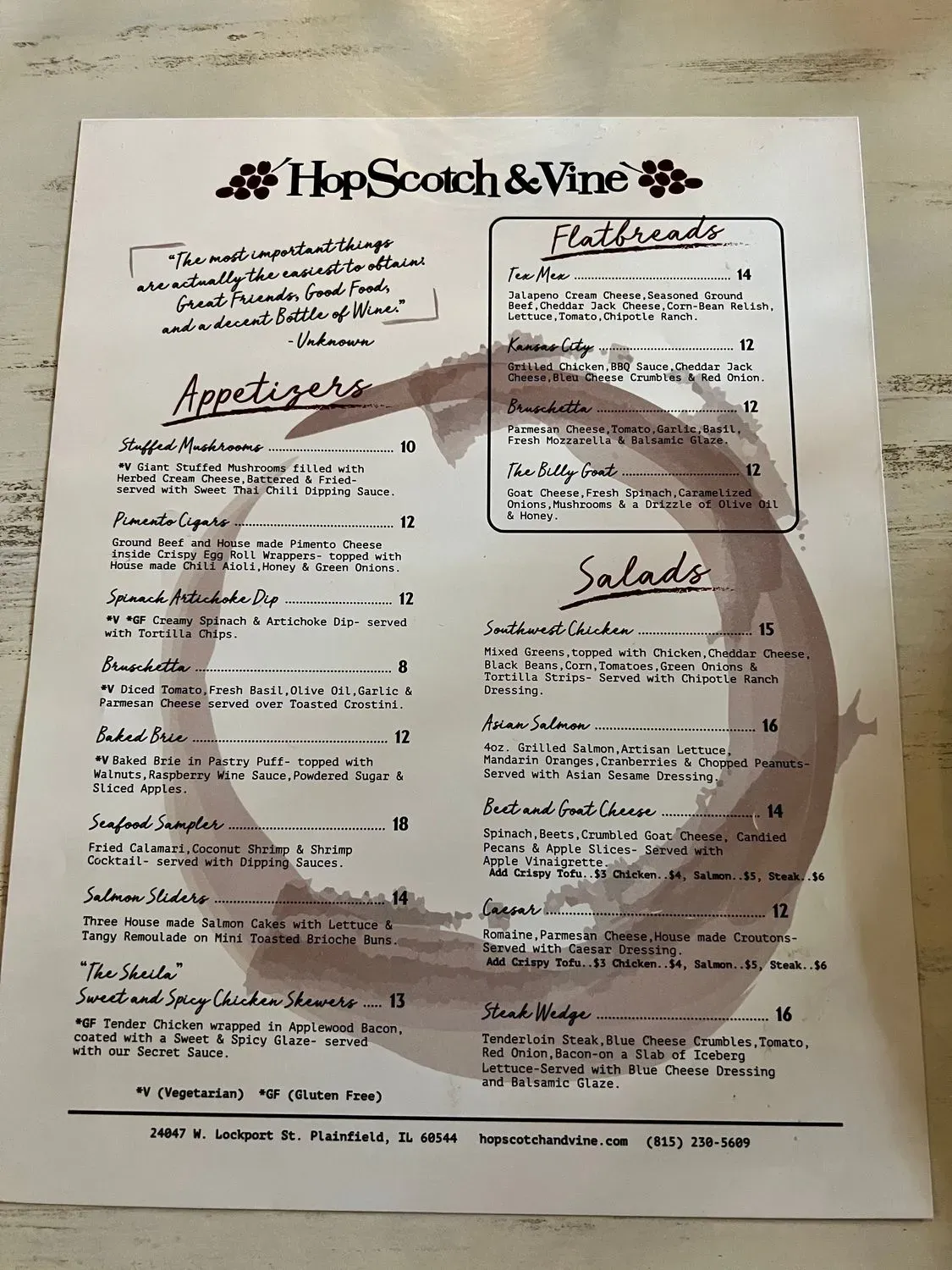 Menu 4