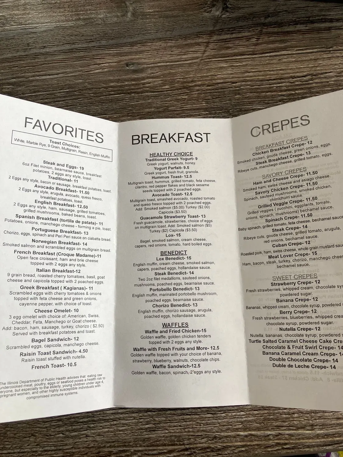 Menu 5