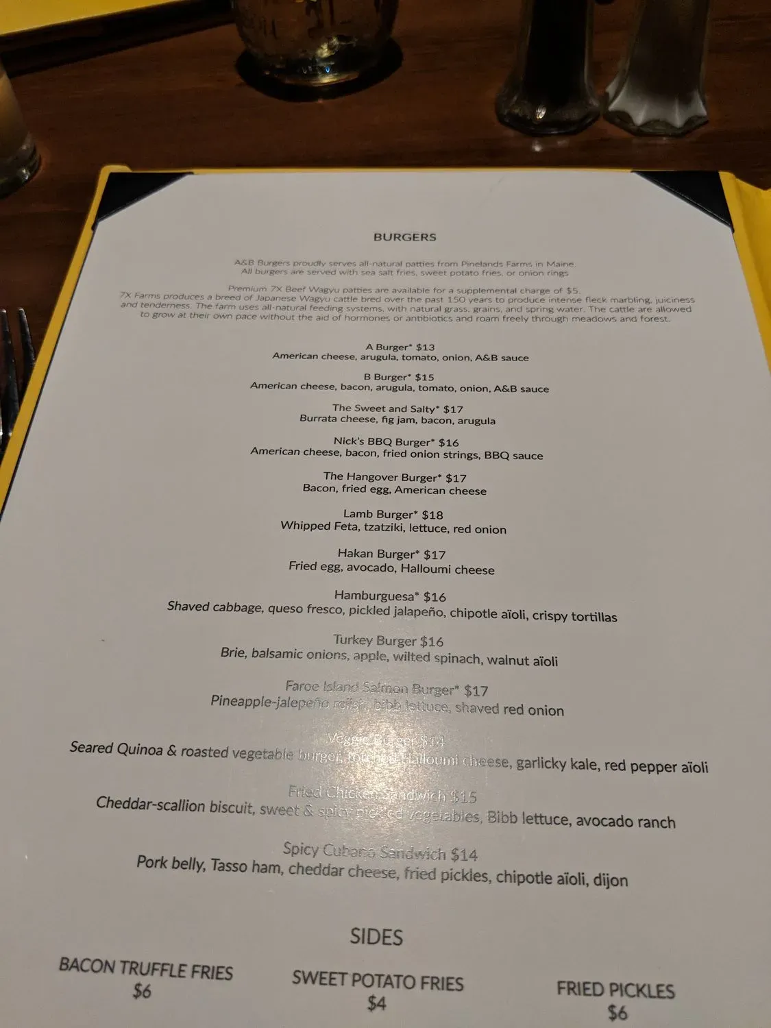 Menu 6