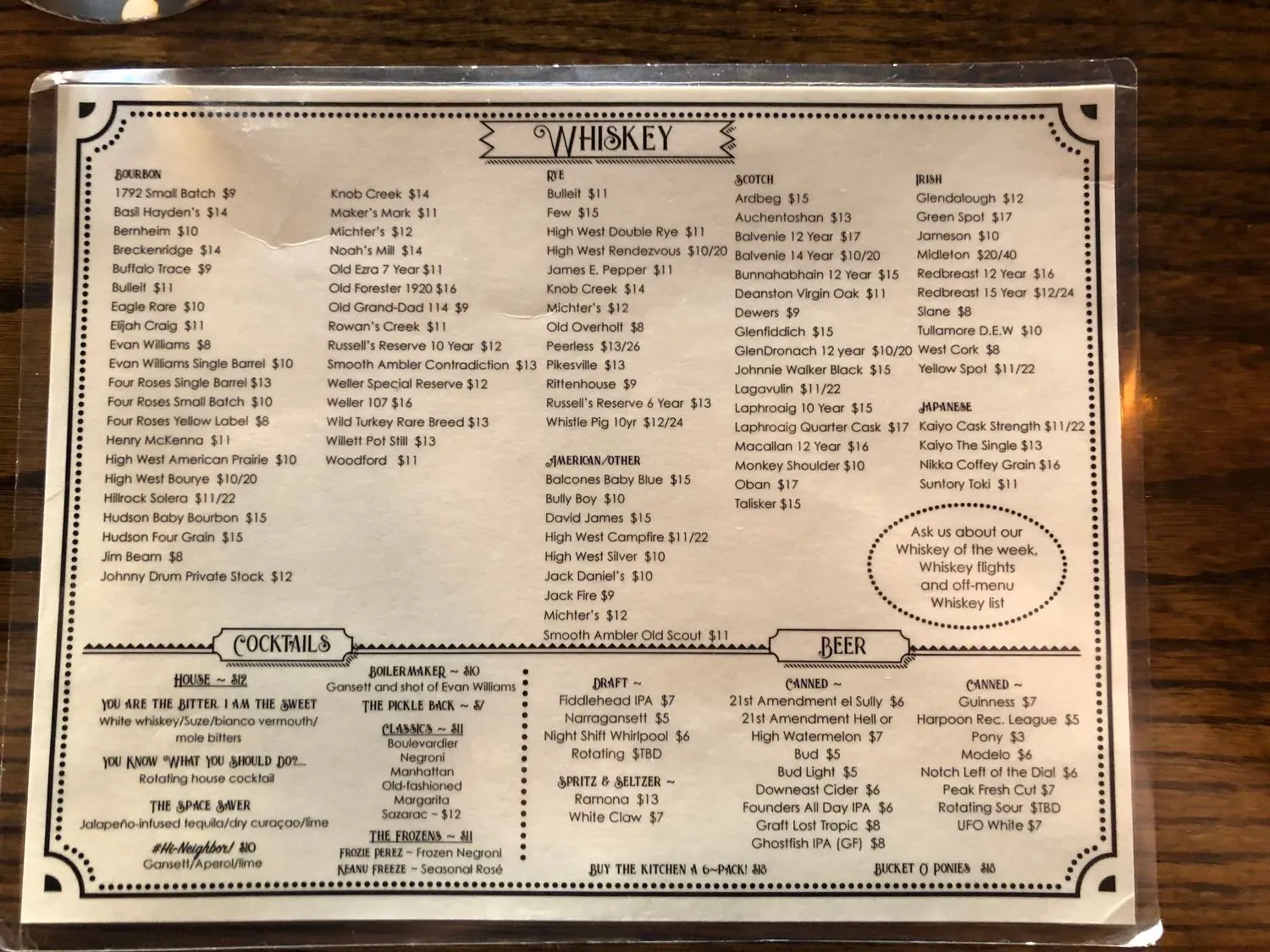 Menu 4