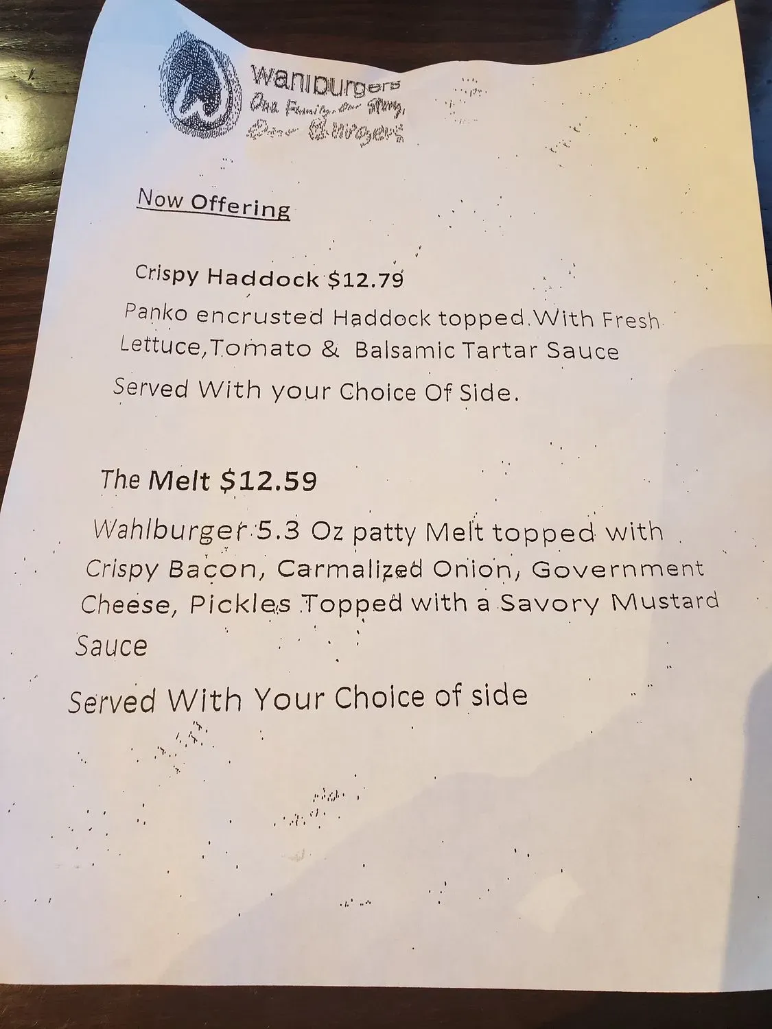 Menu 5