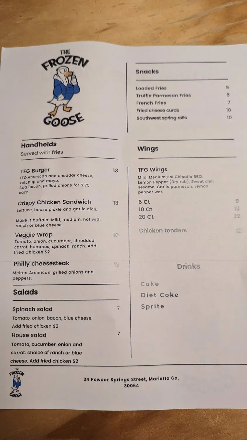 Menu 2