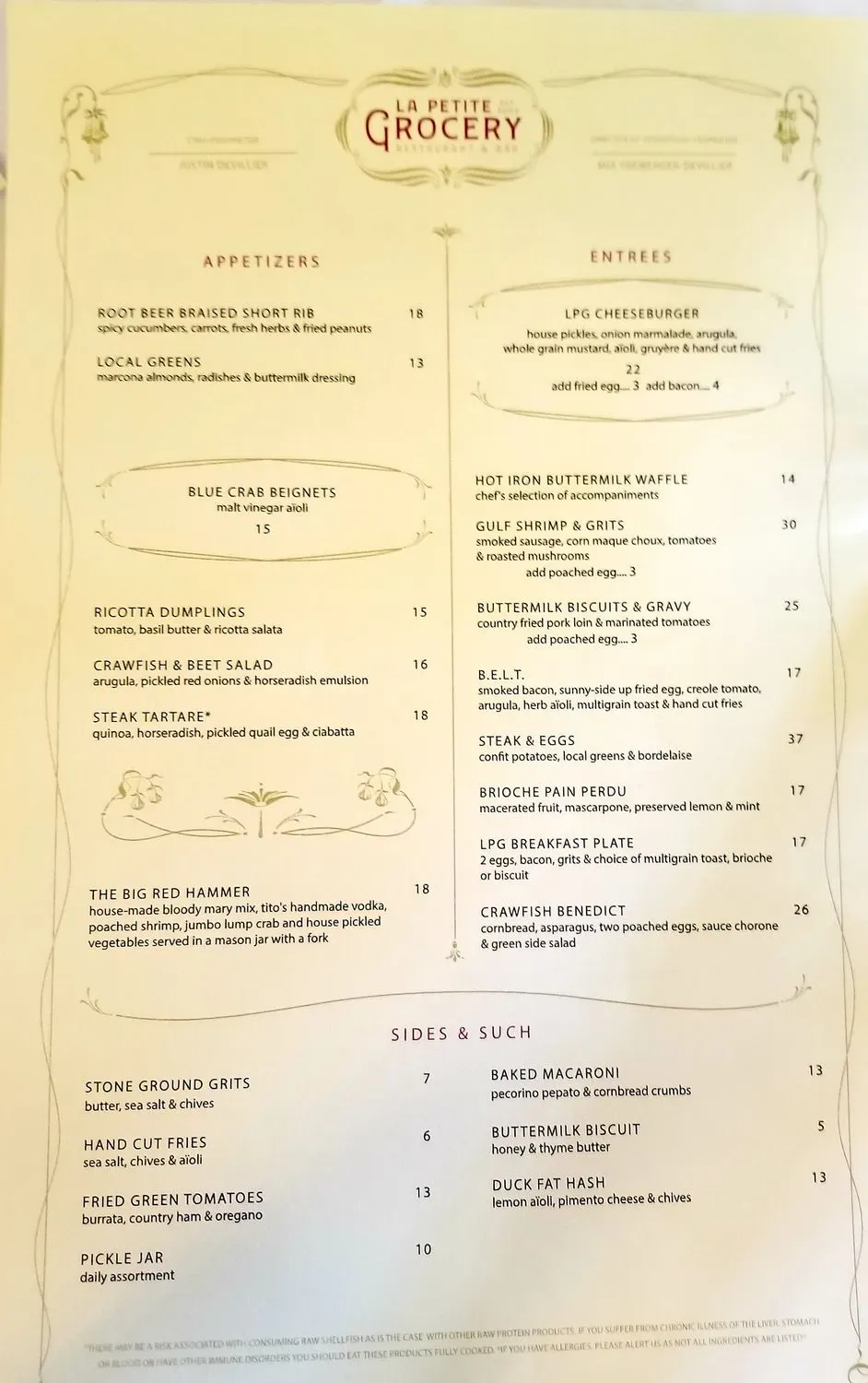 Menu 2