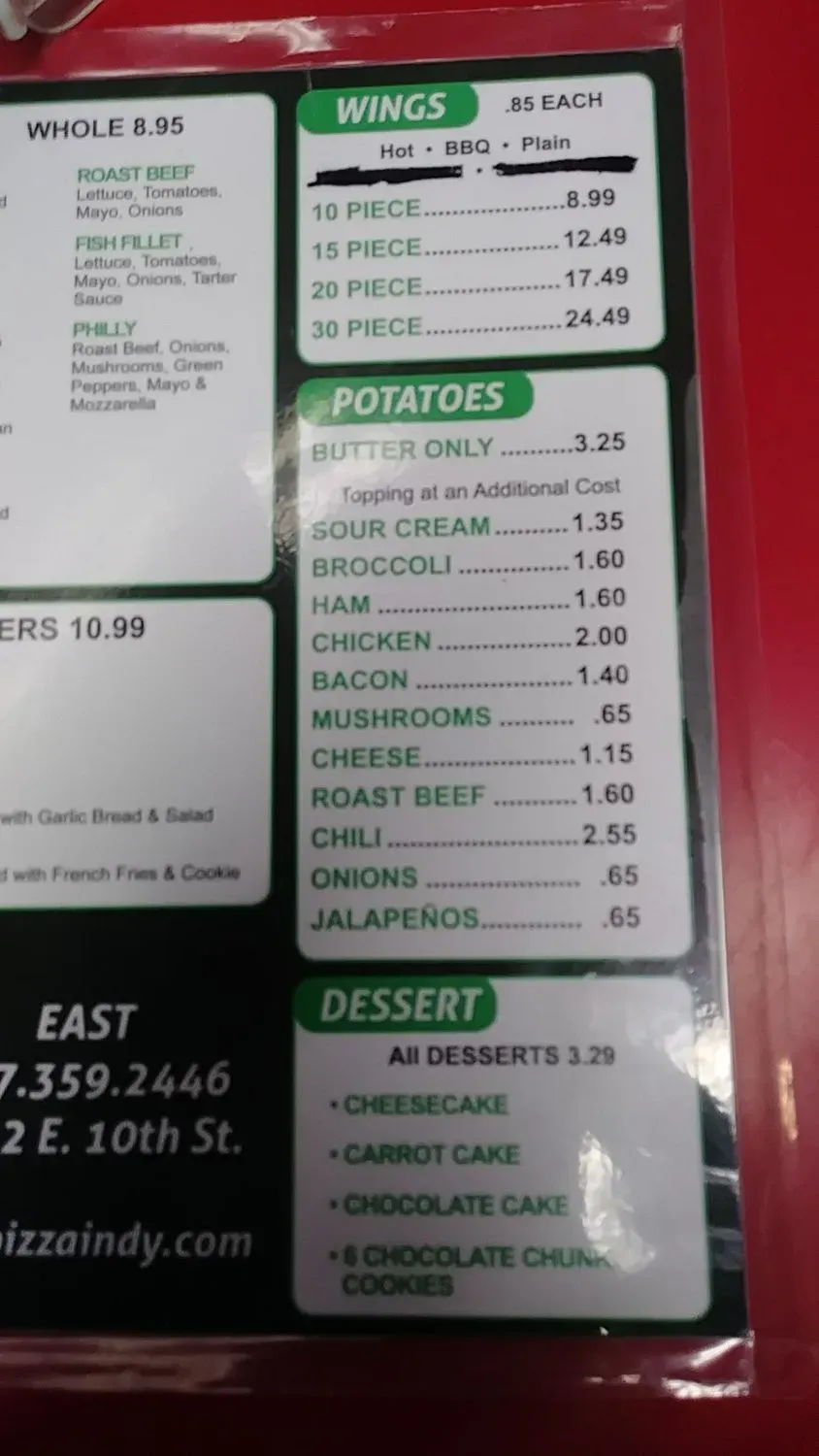 Menu 3