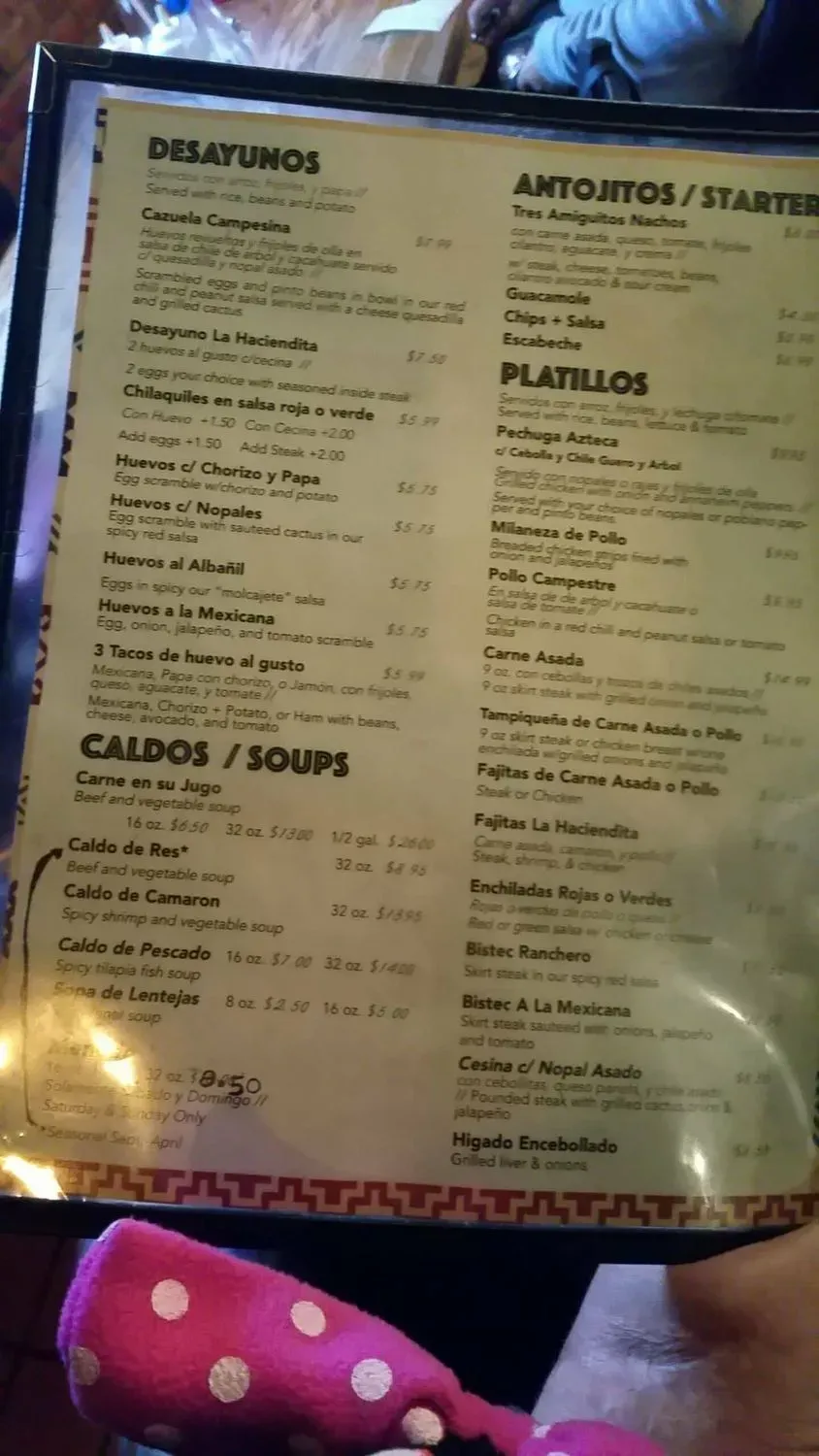 Menu 4