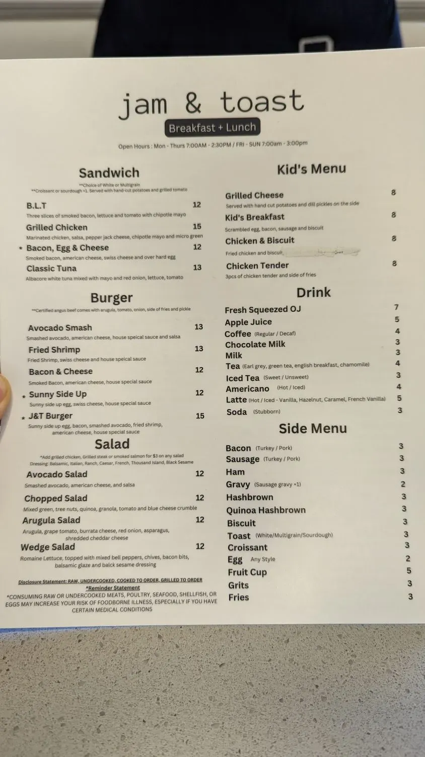 Menu 4