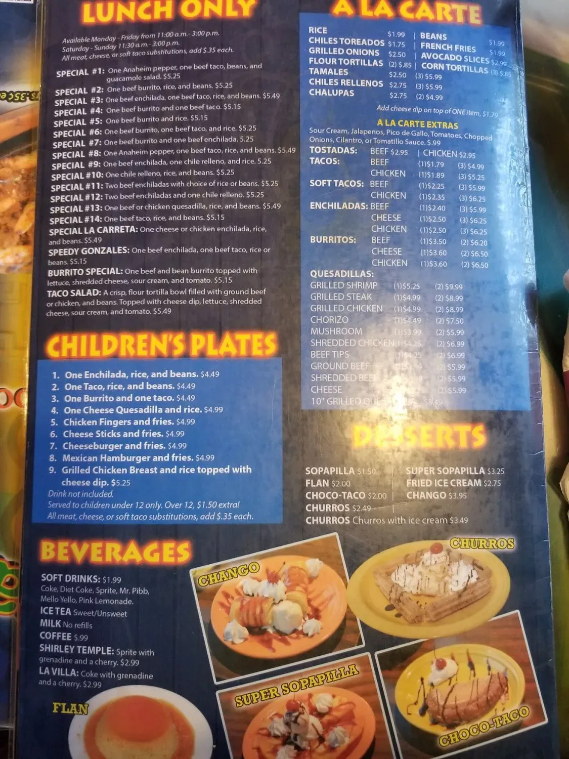 Menu 4