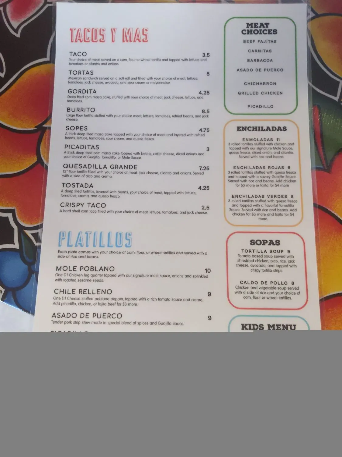 Menu 4