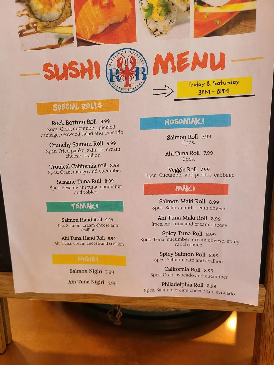 Menu 3