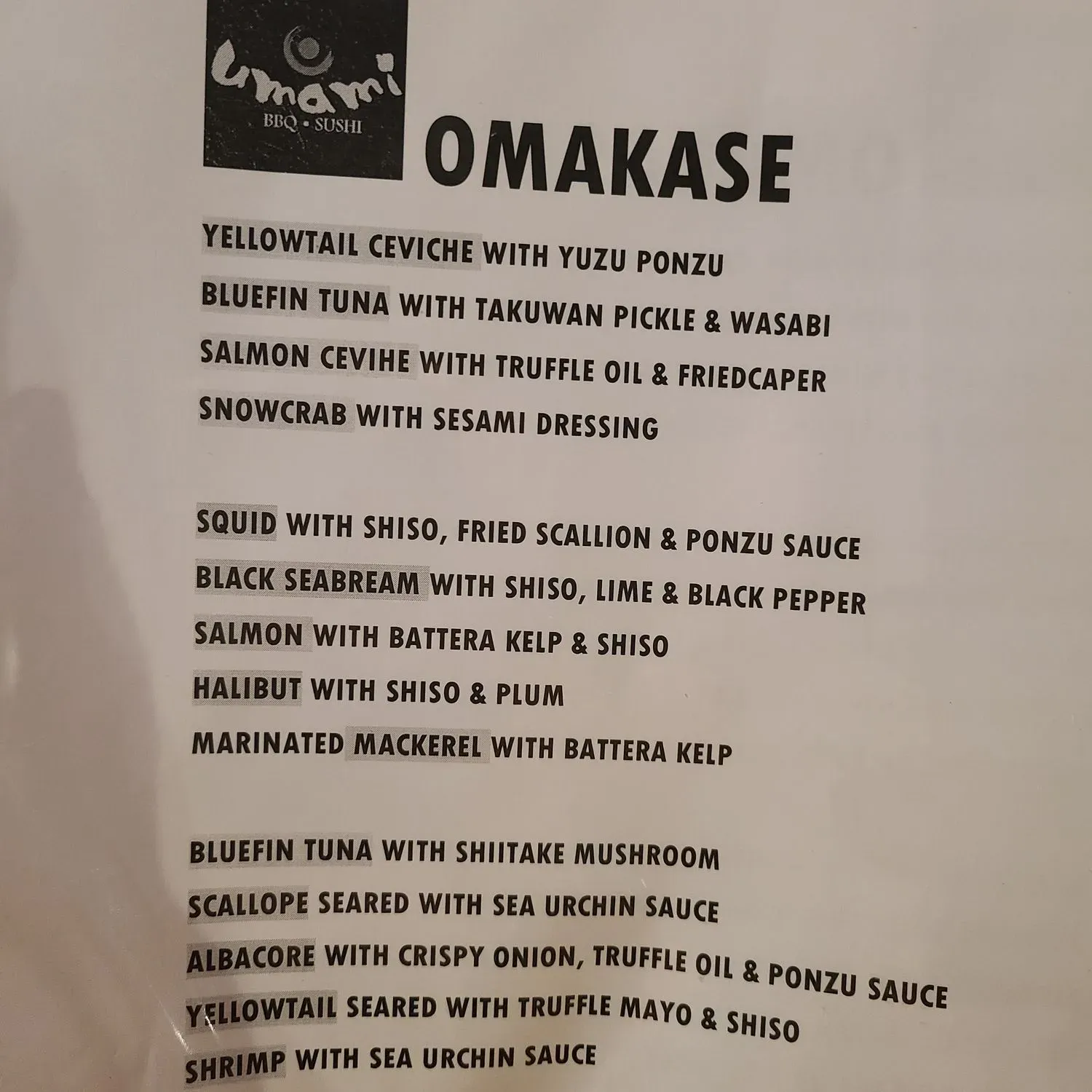 Menu 3