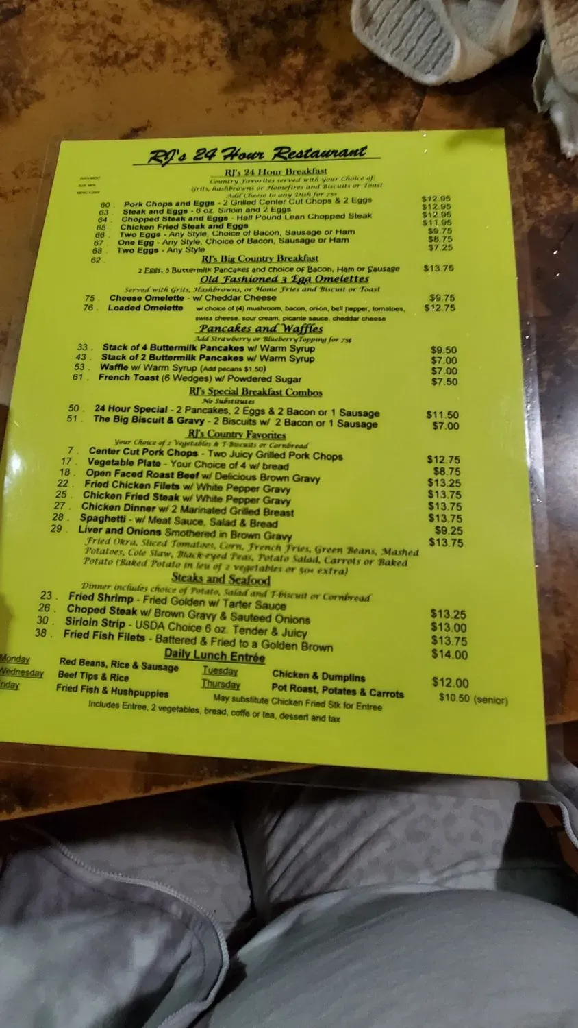 Menu 6