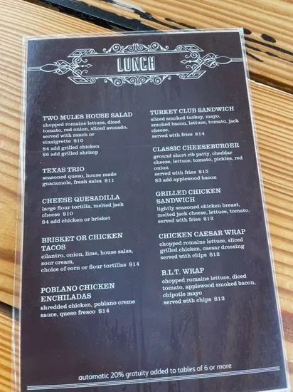 Menu 2