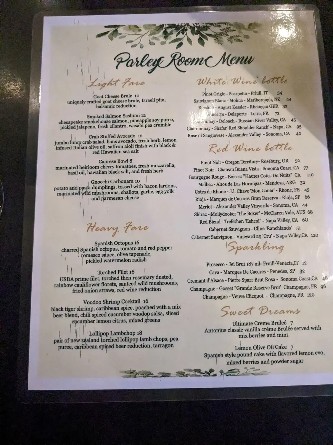 Menu 2