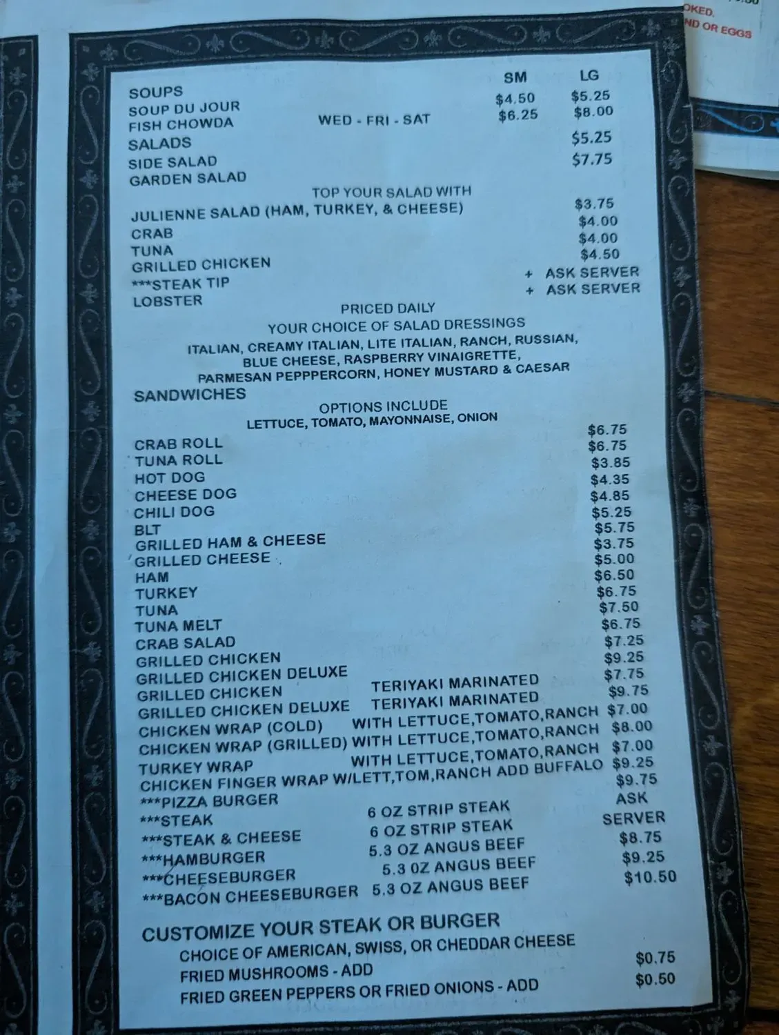 Menu 3