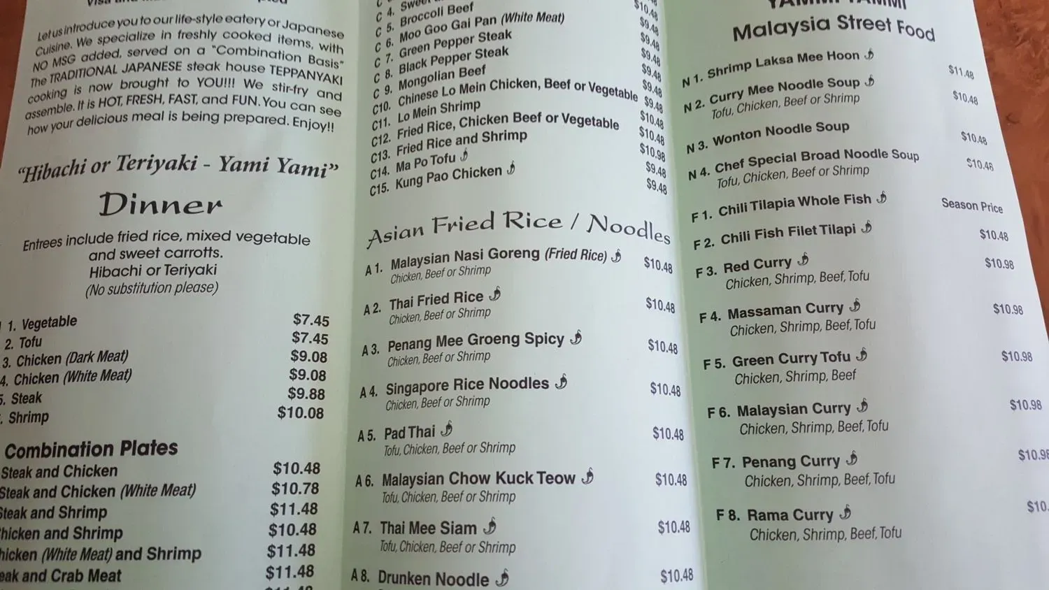 Menu 6