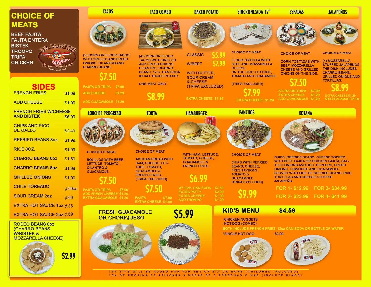 Menu 2