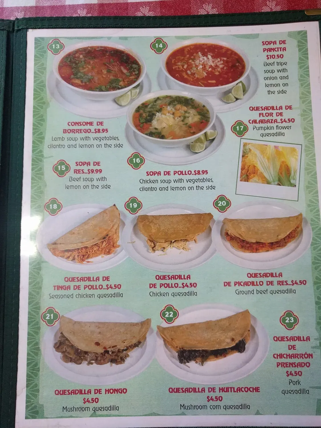 Menu 4