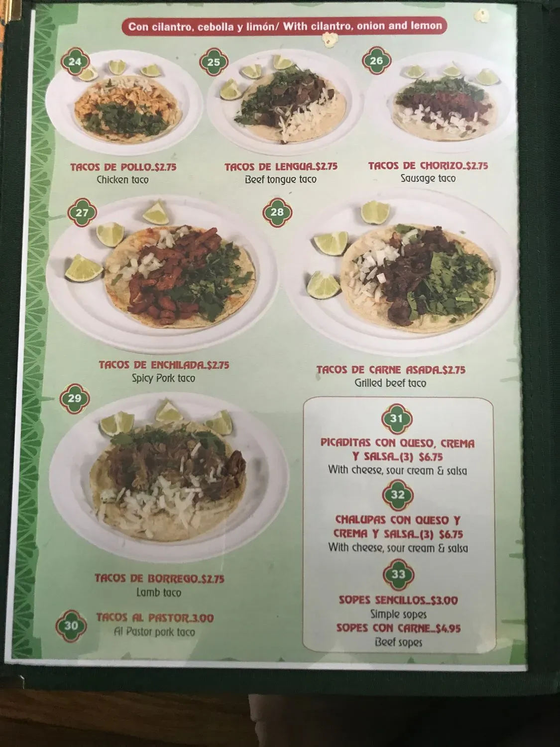 Menu 6