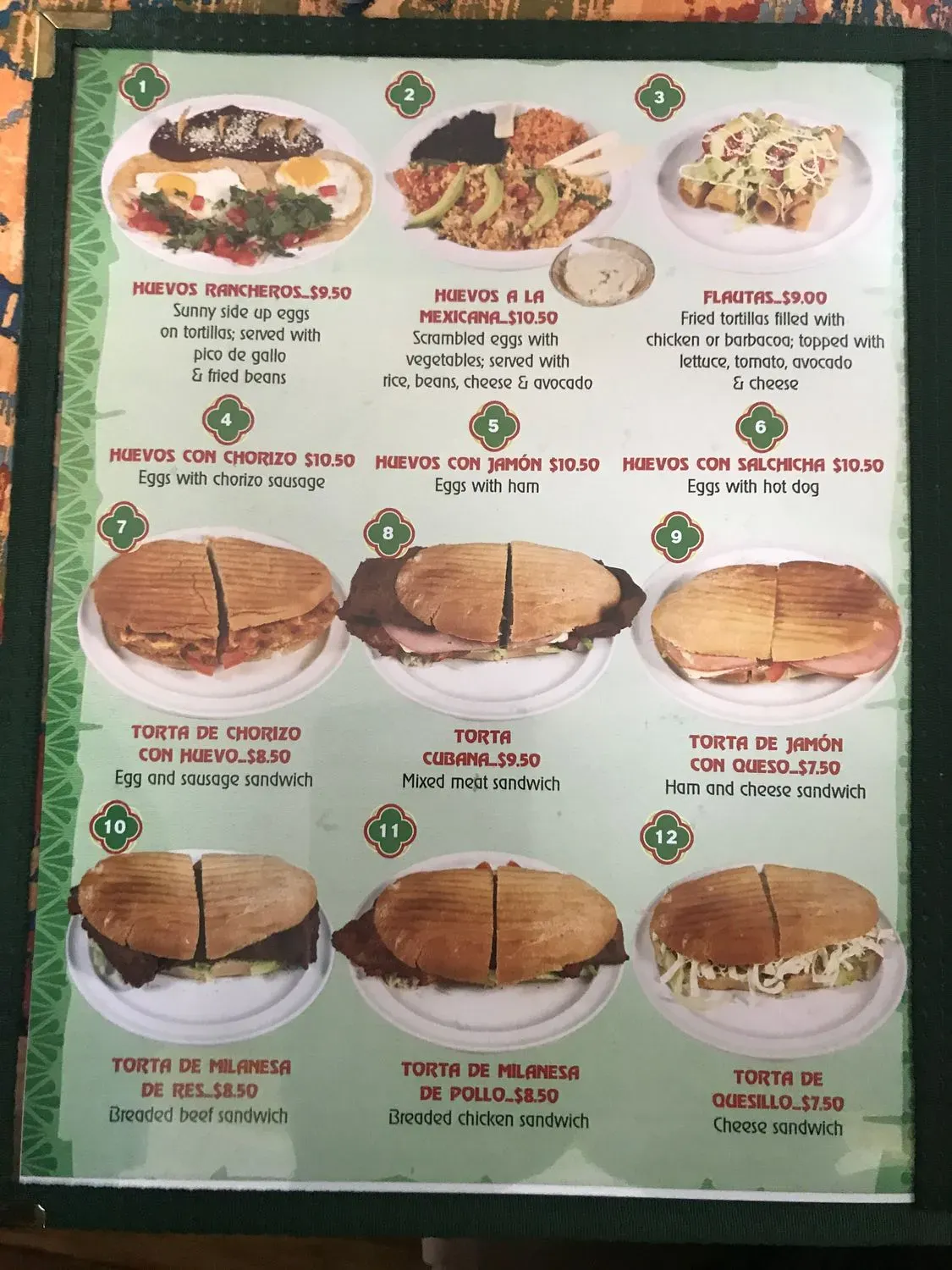 Menu 6