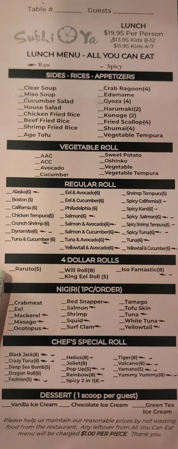 Menu 2