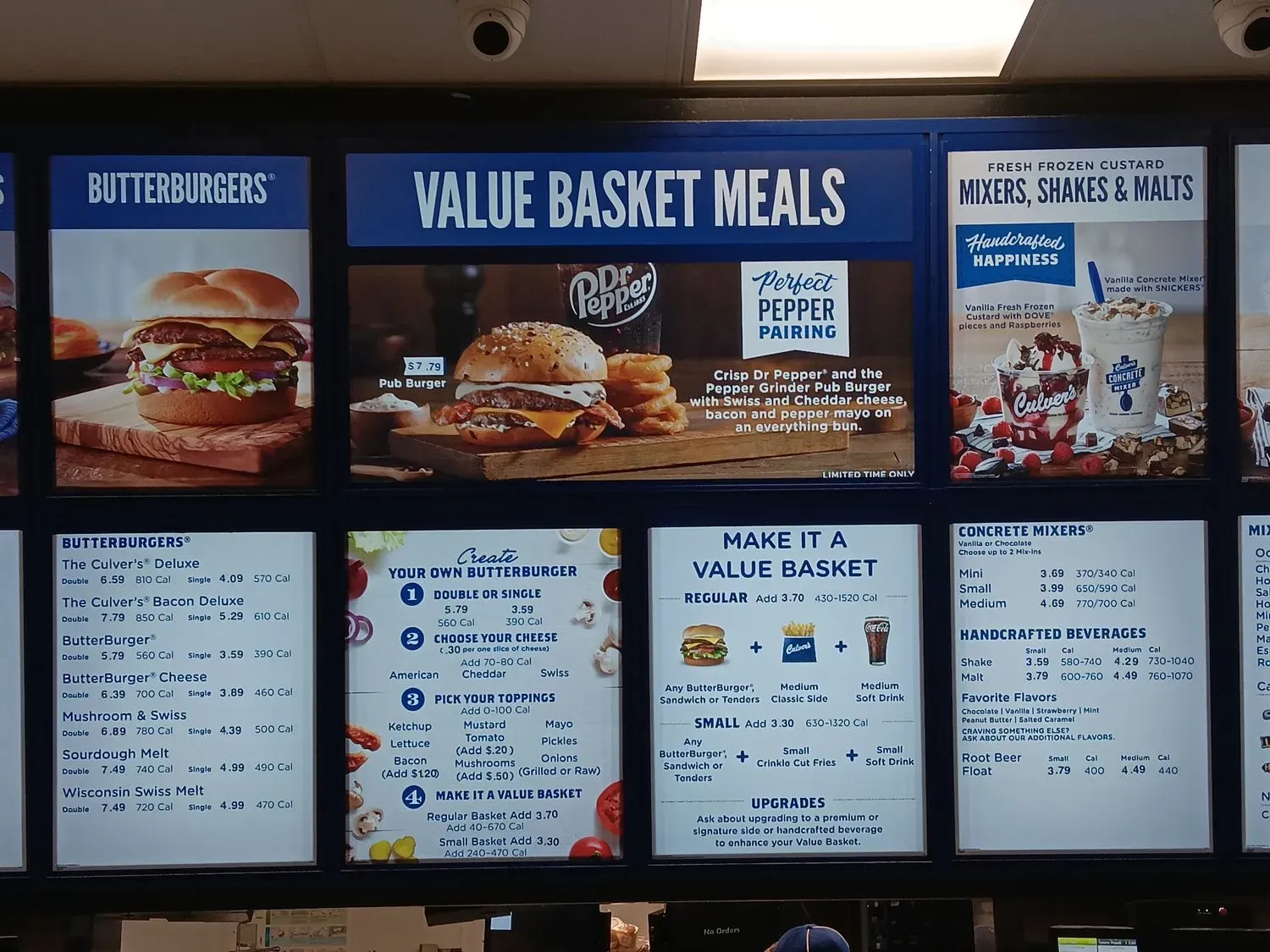 Culver’s Menu - Updated November 2025