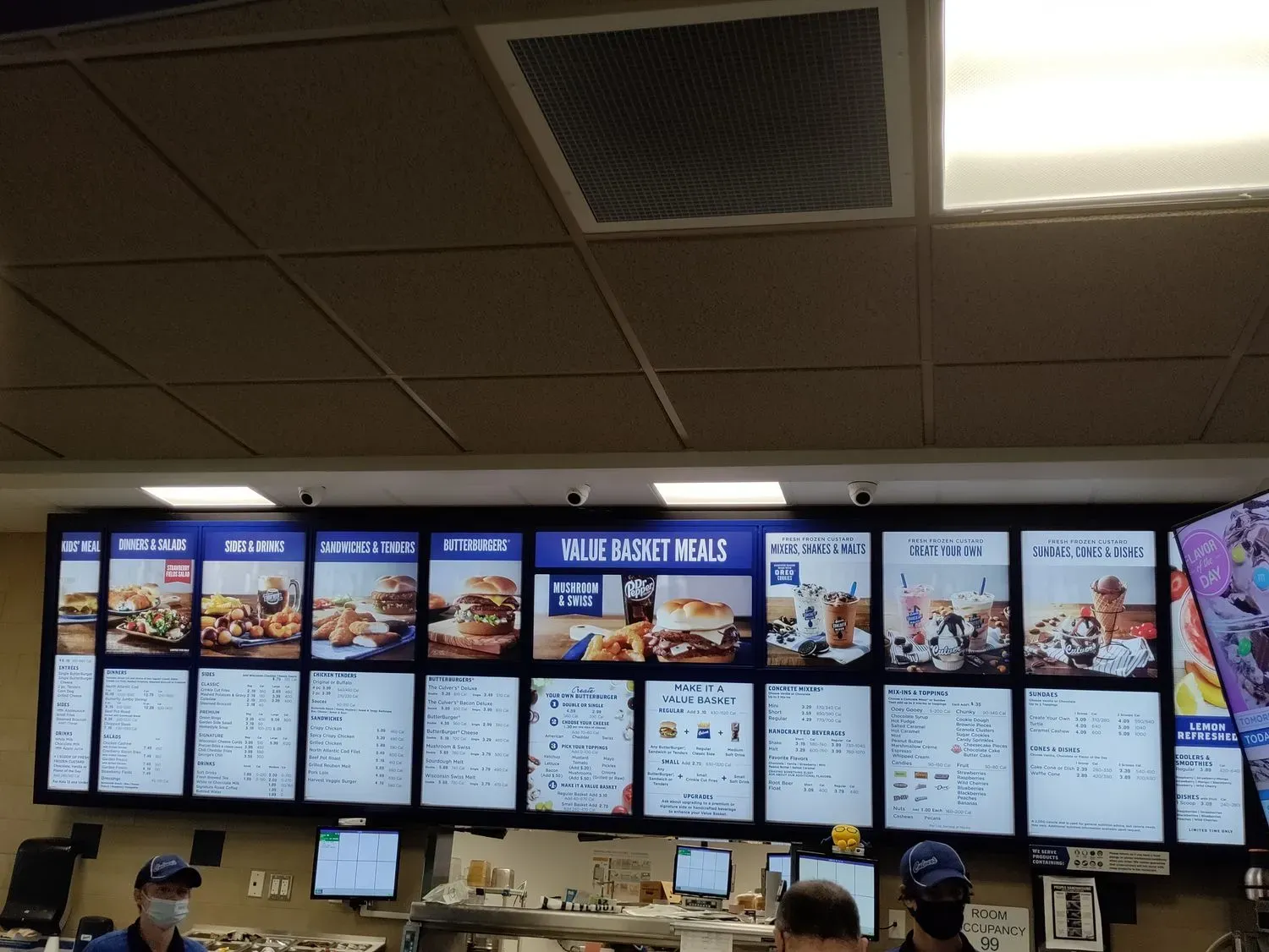 Culver’s Menu - Updated November 2025