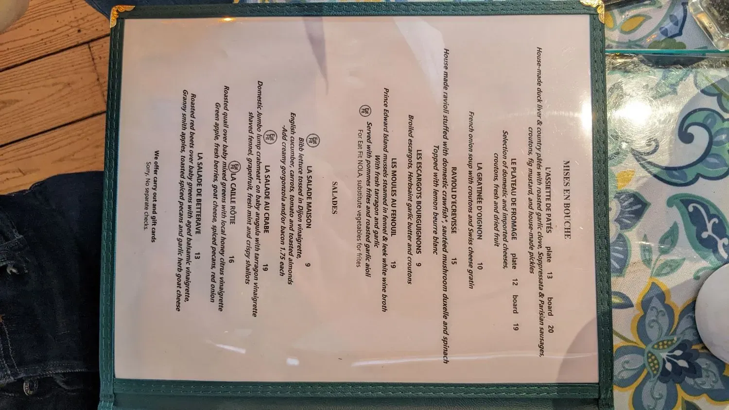 Menu 6