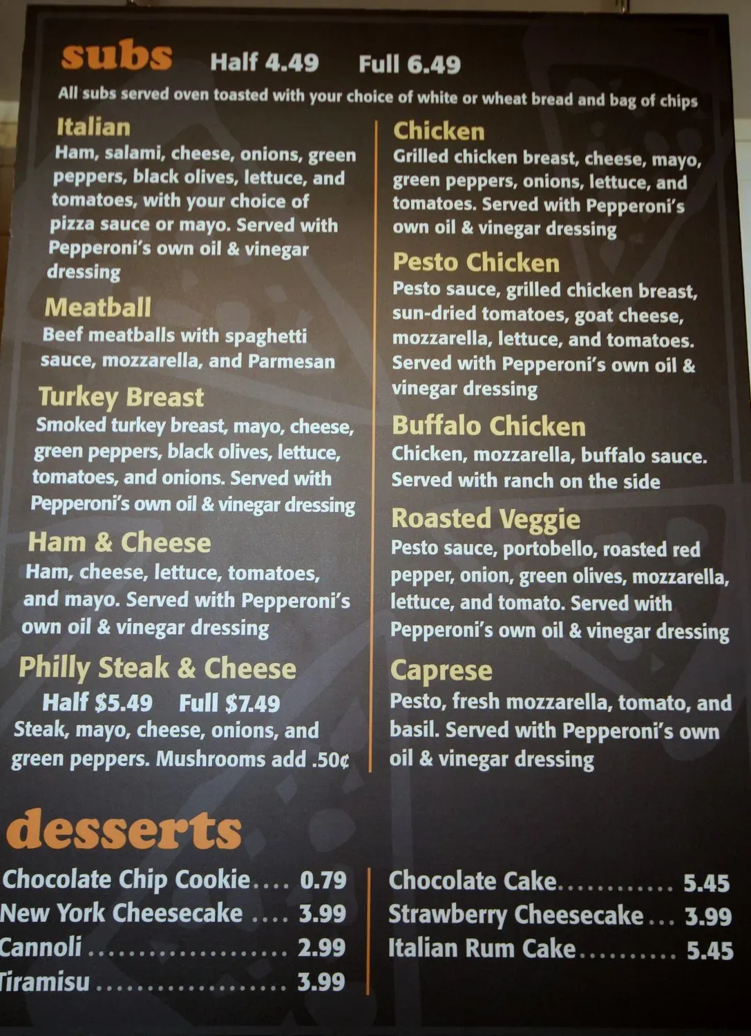 Menu 6