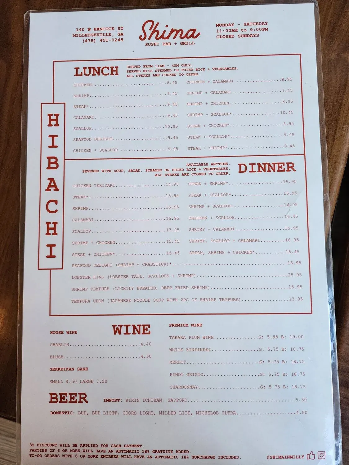 Menu 2