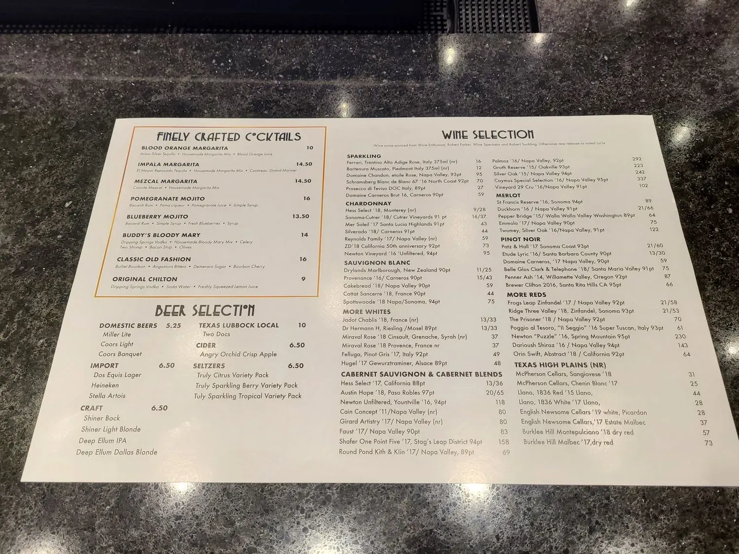 Menu 2