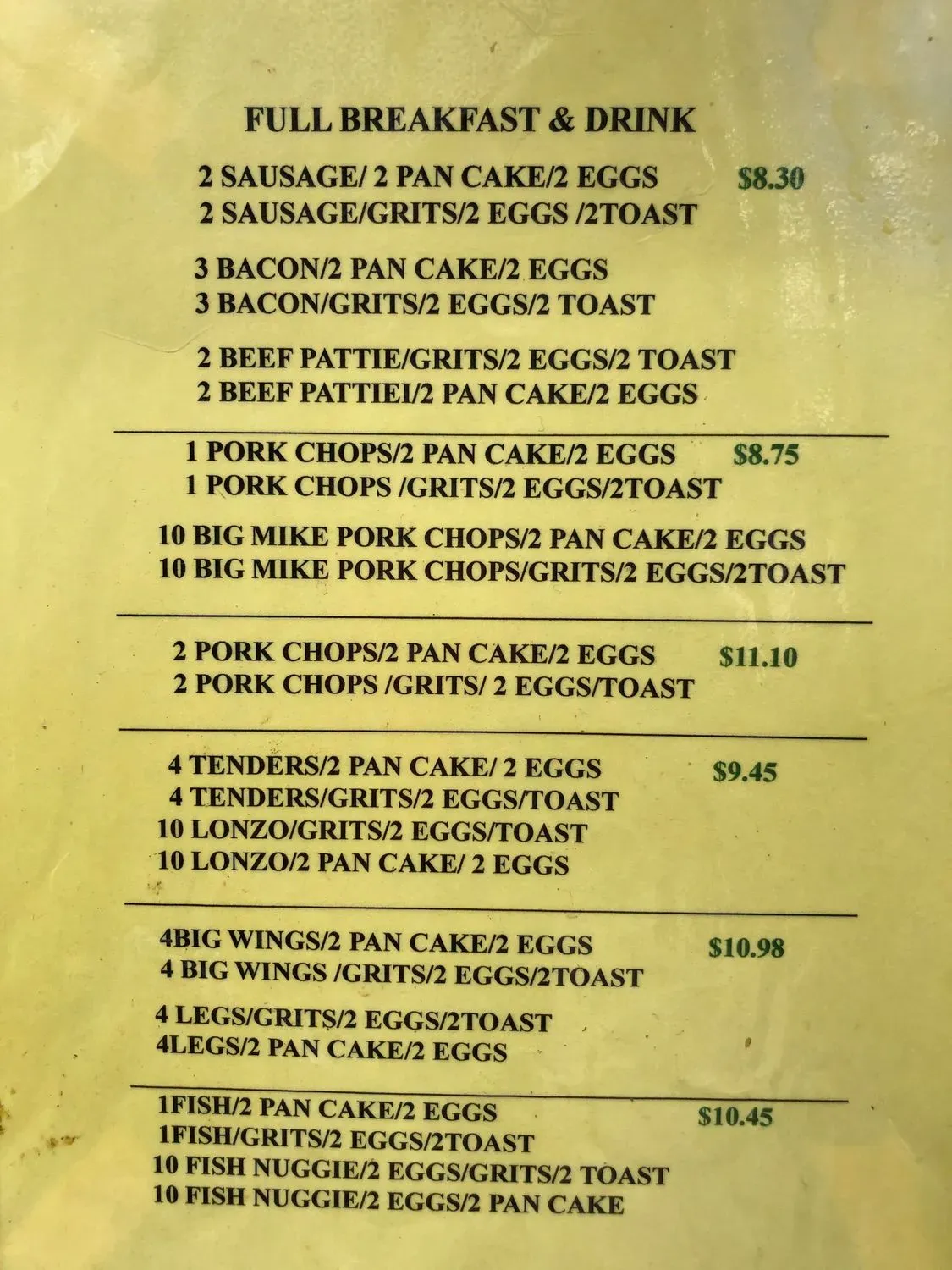 Menu 3