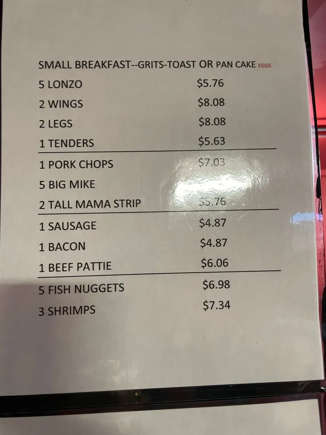 Menu 4