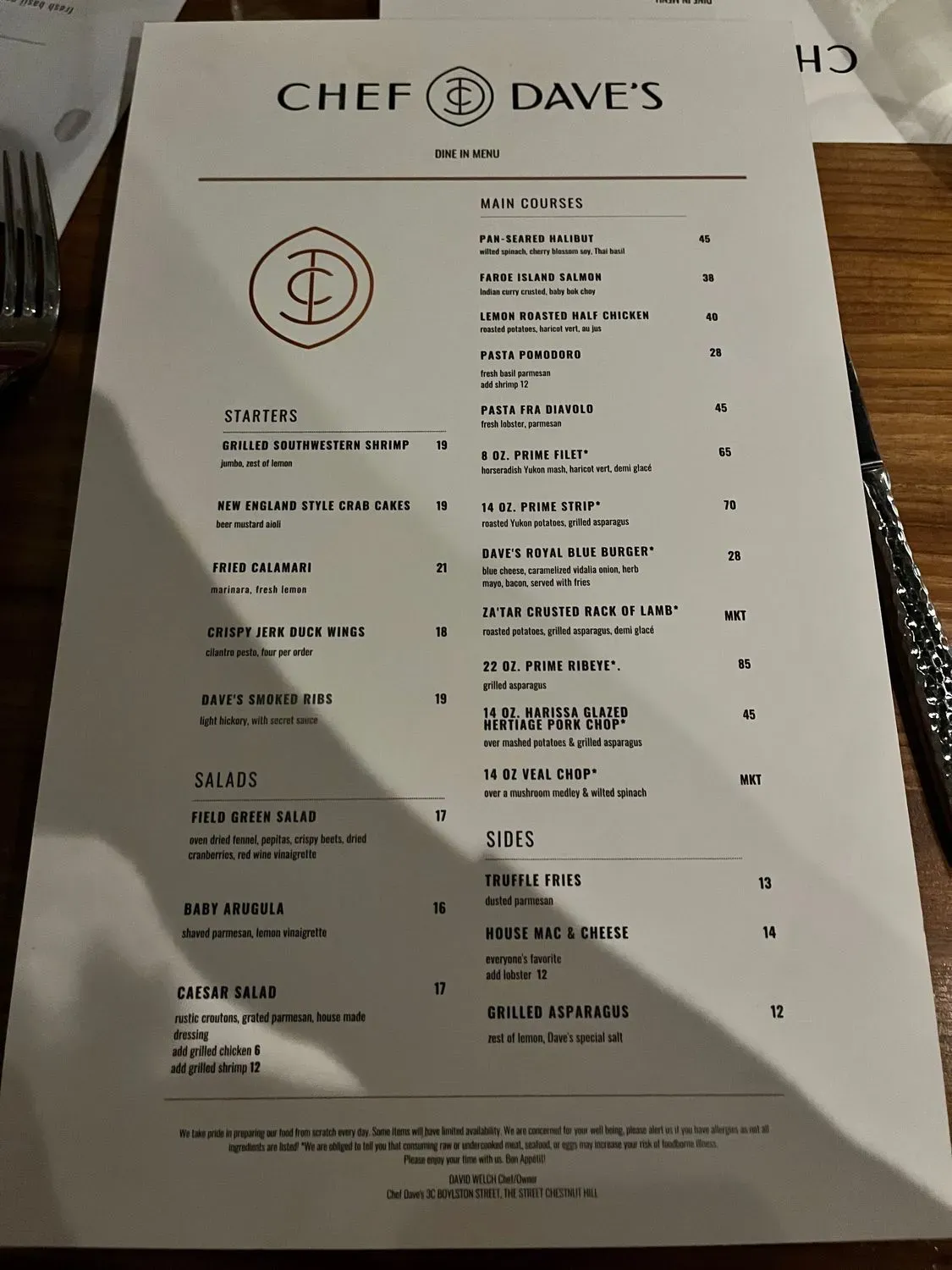 Menu 2