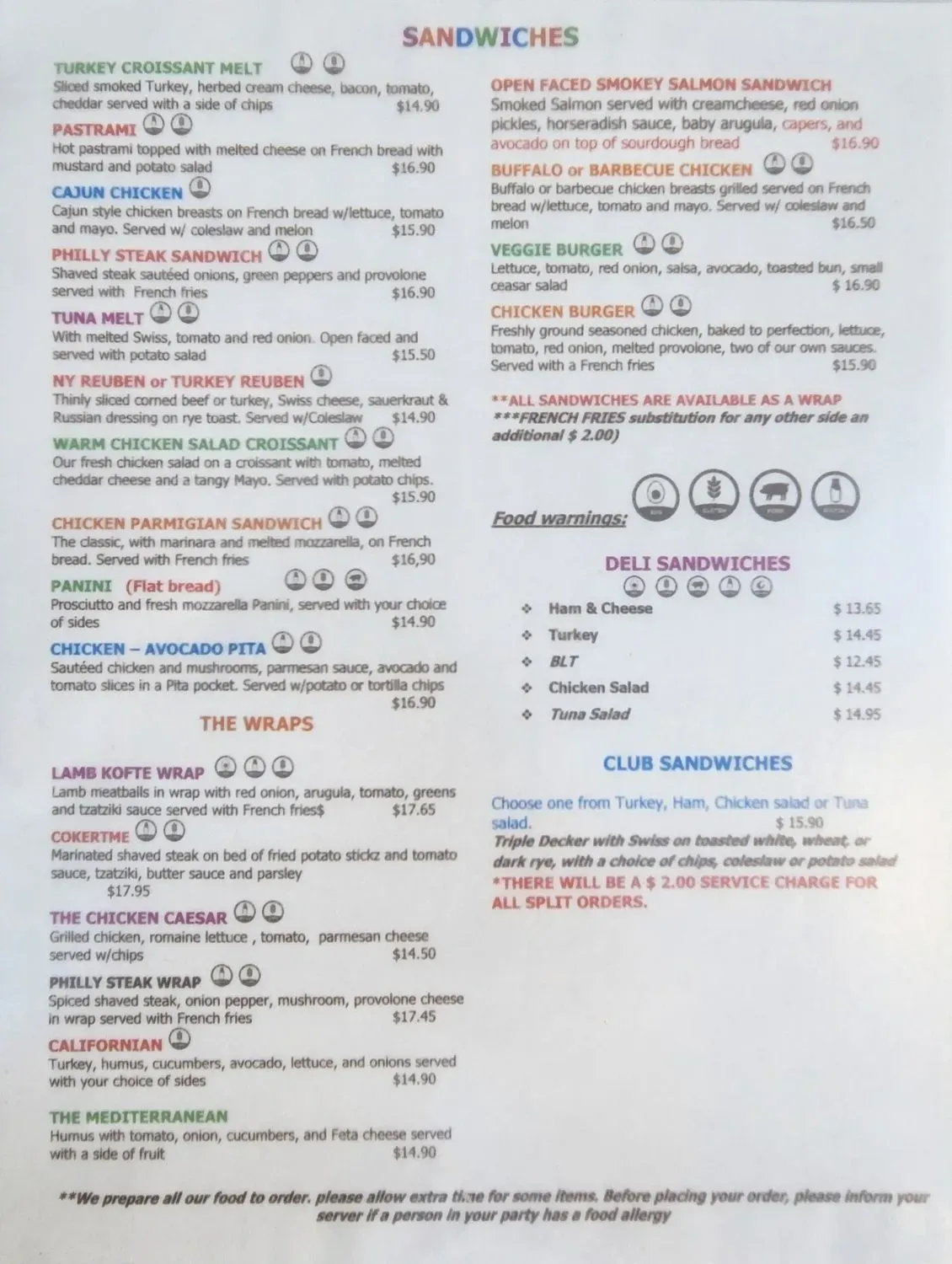 Menu 5