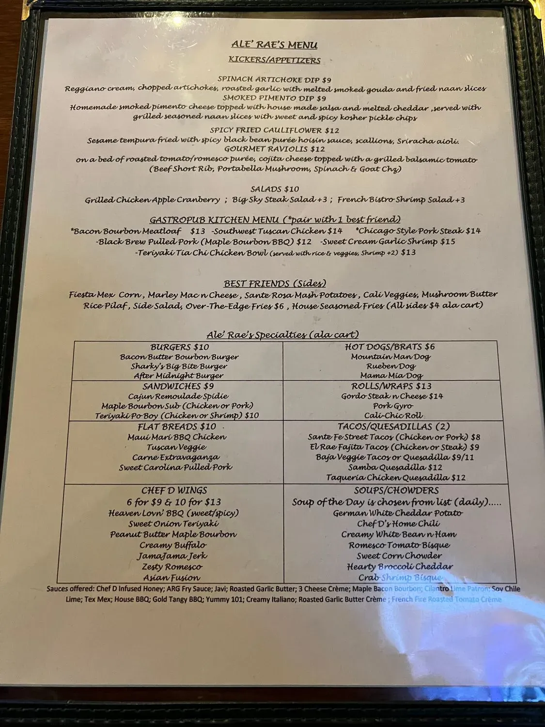 Menu 6