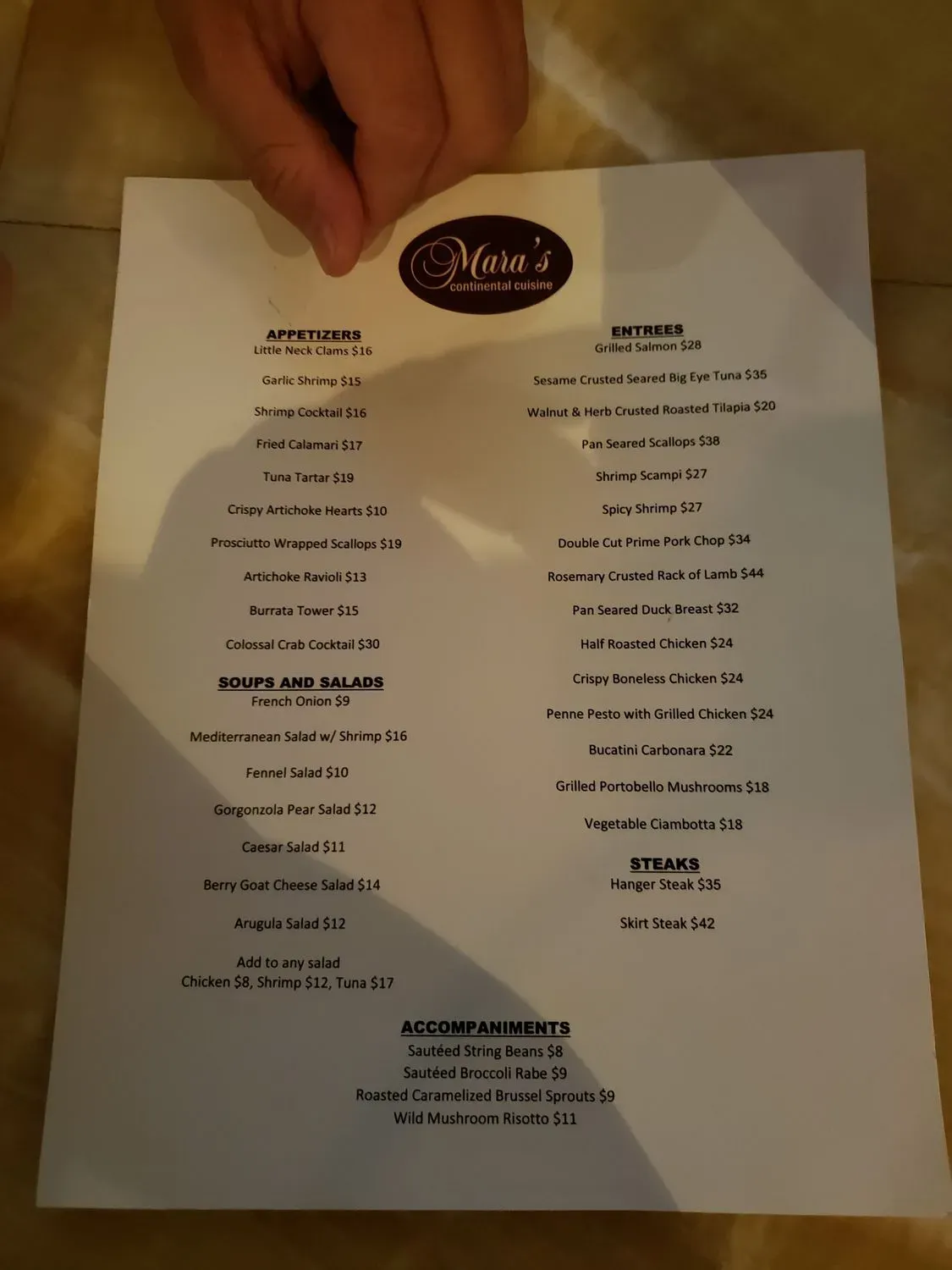 Menu 3