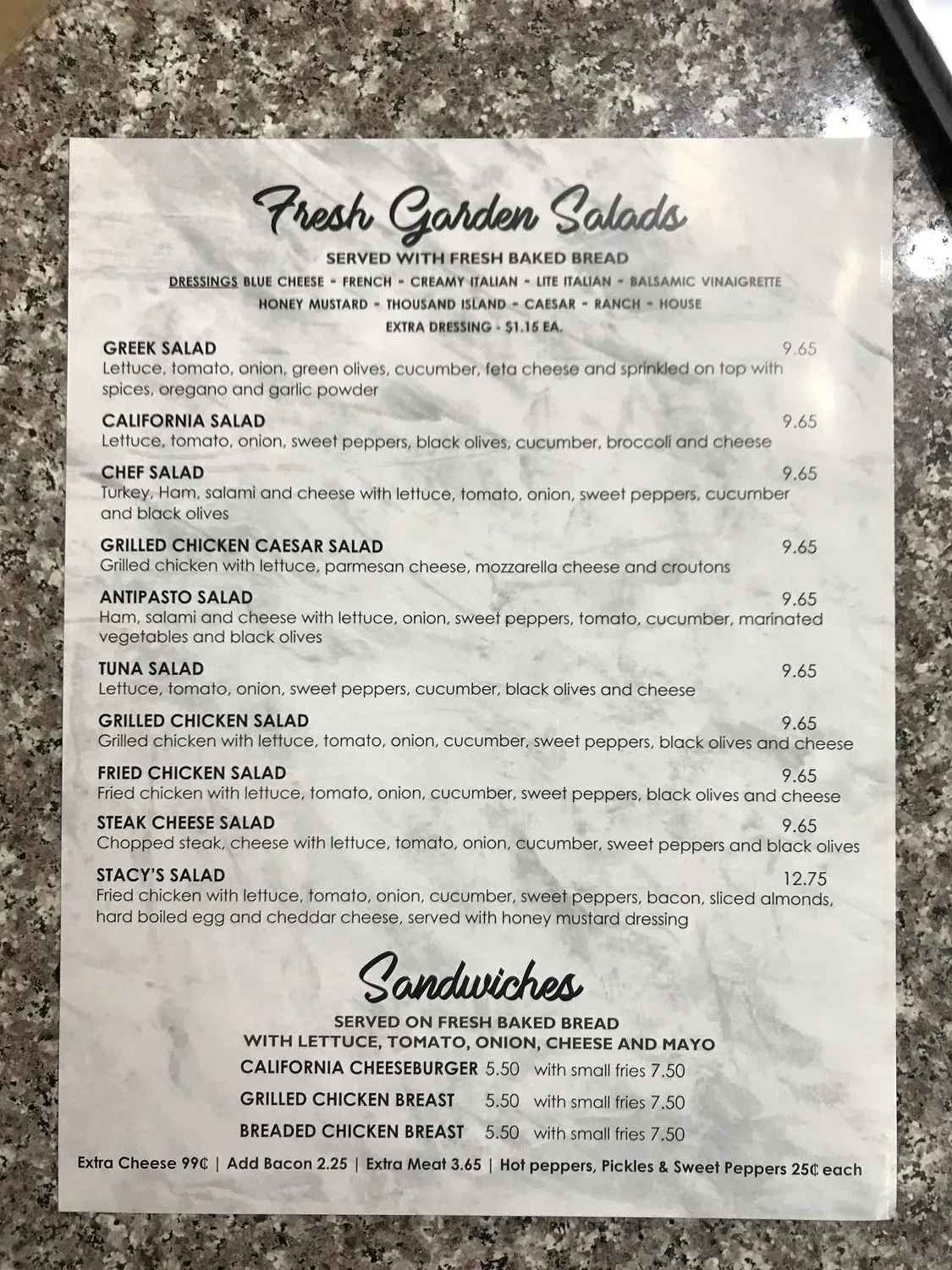 Menu 4