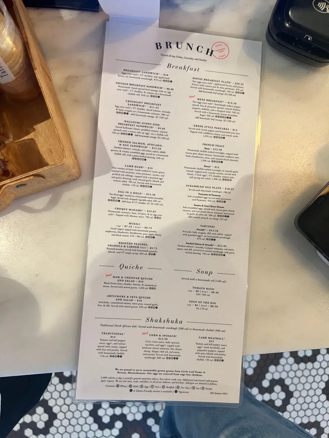 Menu 4