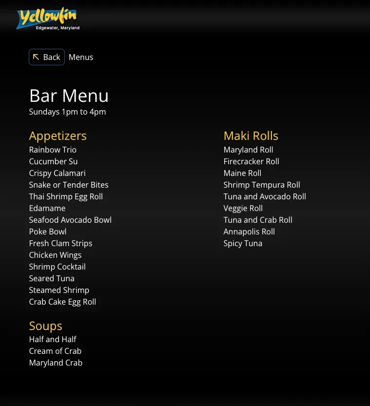 Menu 5