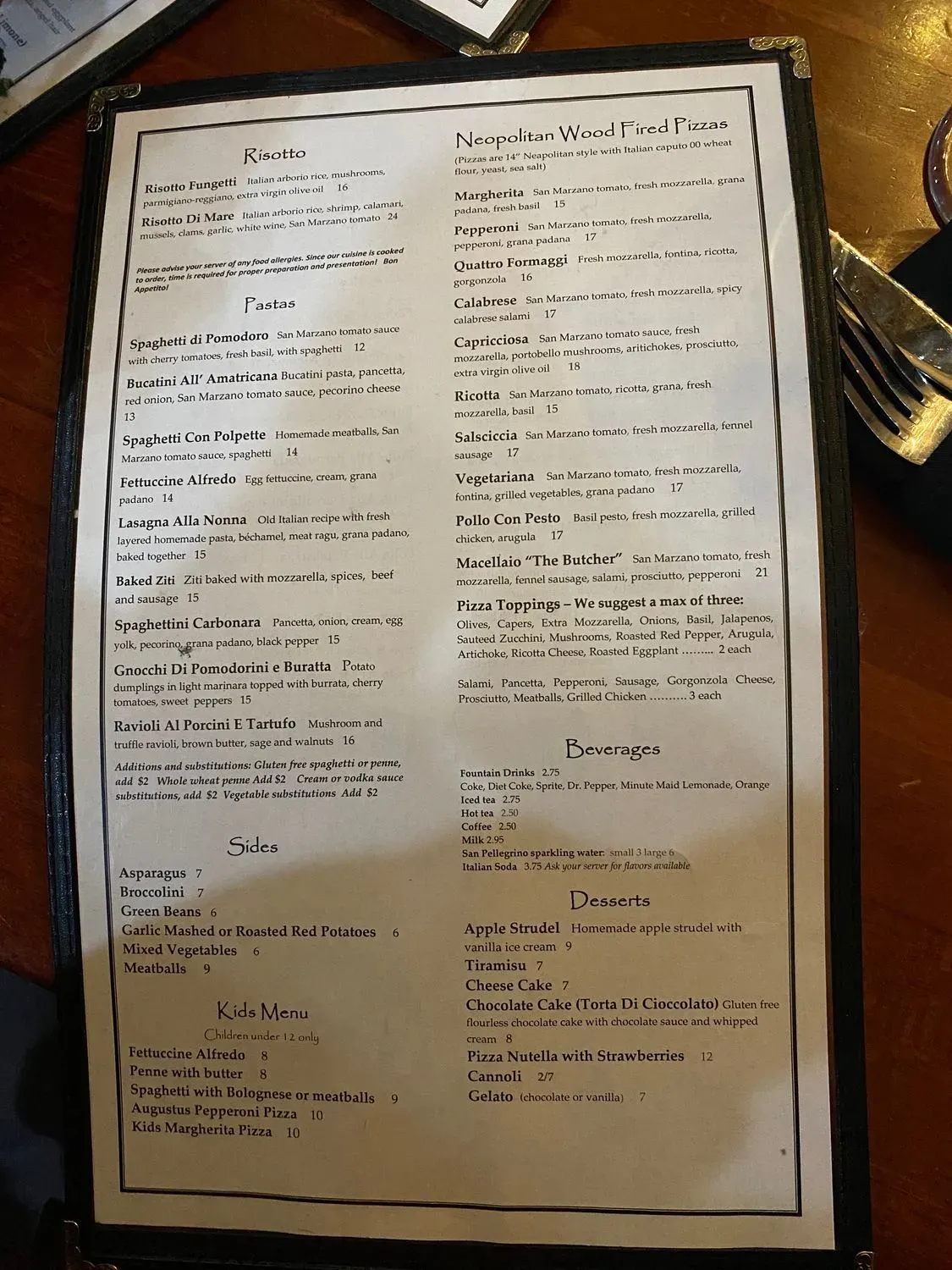 Menu 3