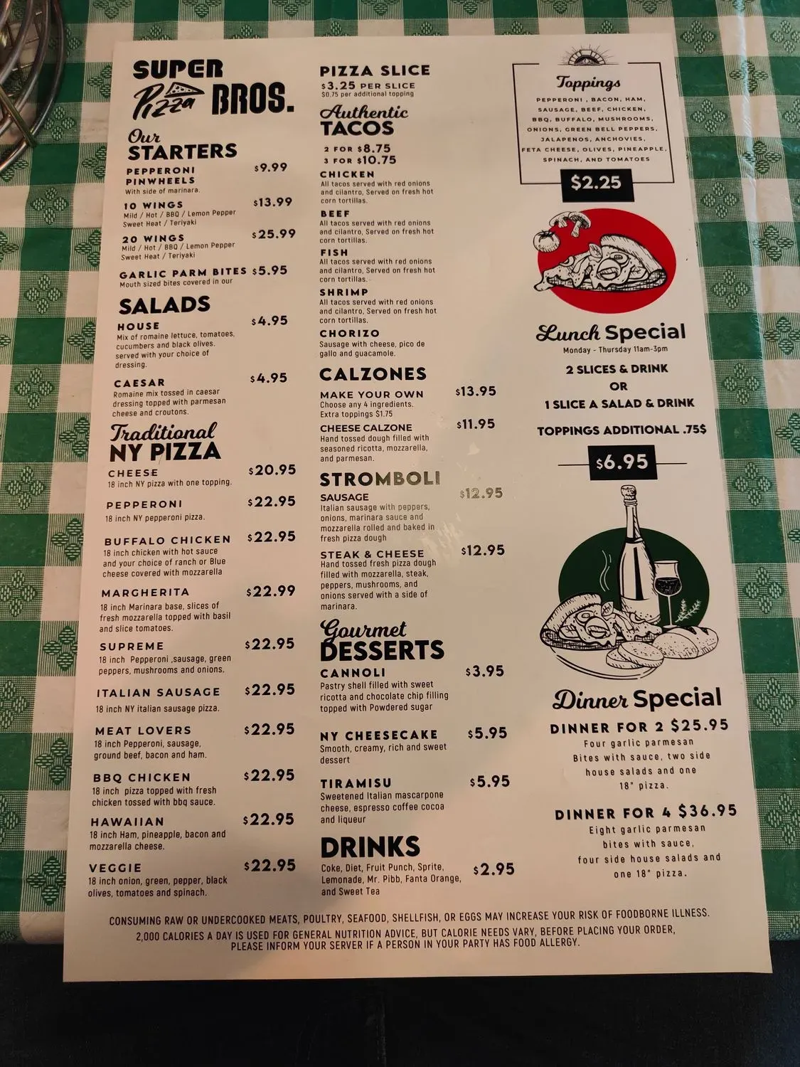 Menu 2